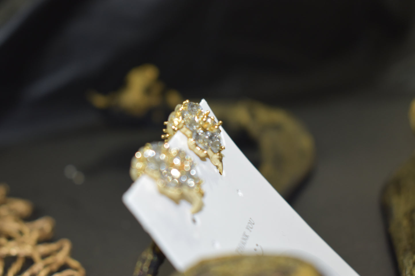 18K Gold Plated Flower Earrings